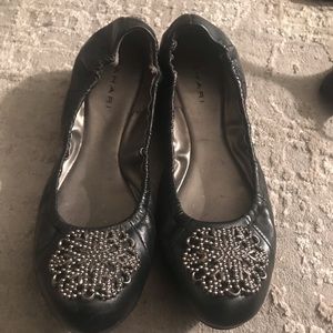 Tahari Leather Flat Shoes